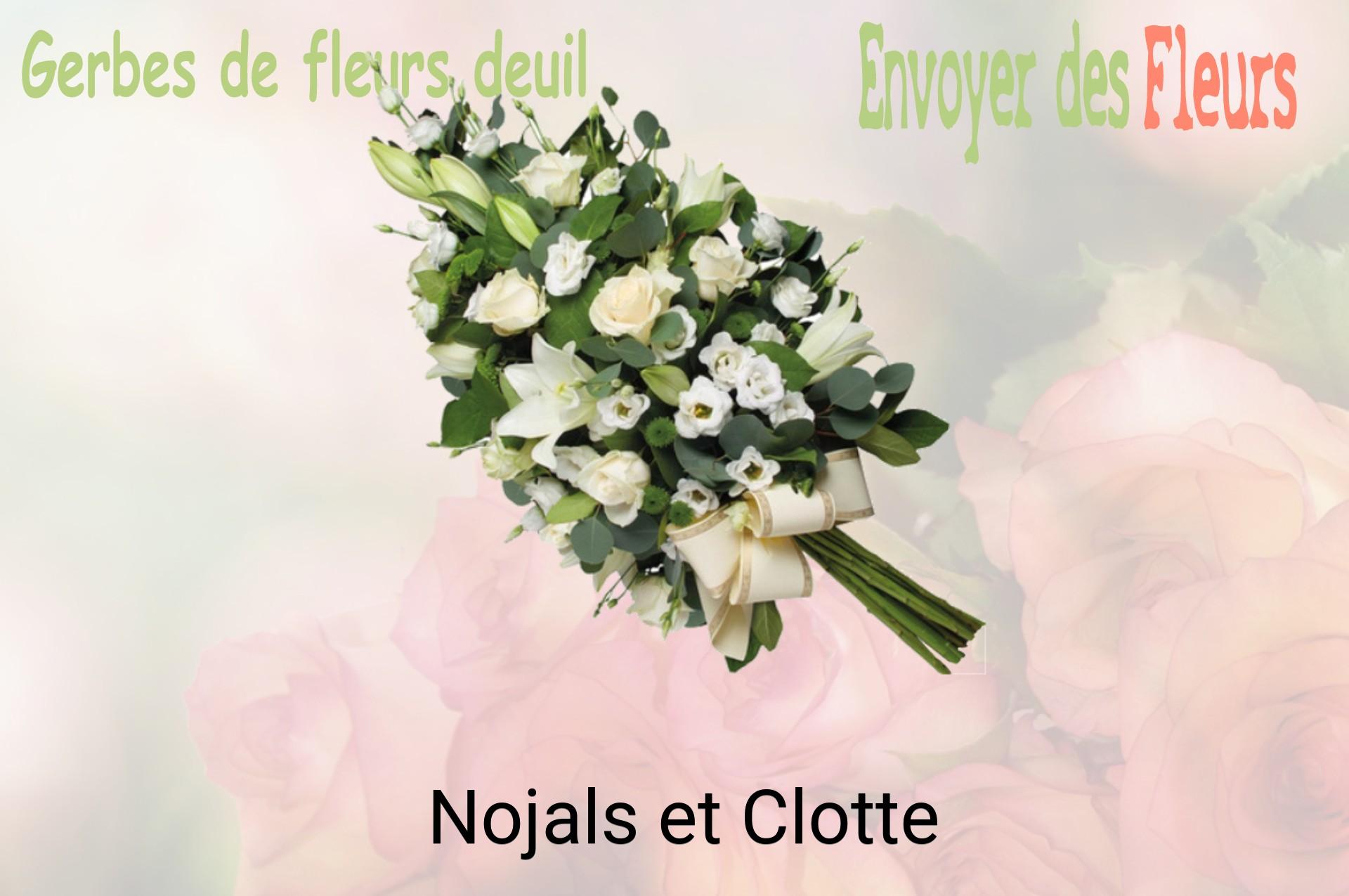 Gerbe de fleurs de deuil livrée à Nojals-et-Clotte